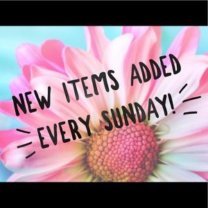 New items every Sunday!